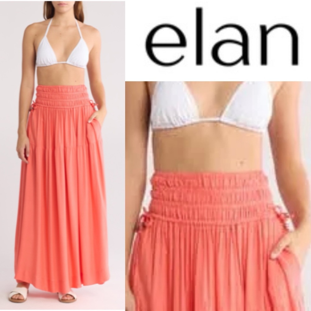 Elan Coral Maxi Skirt